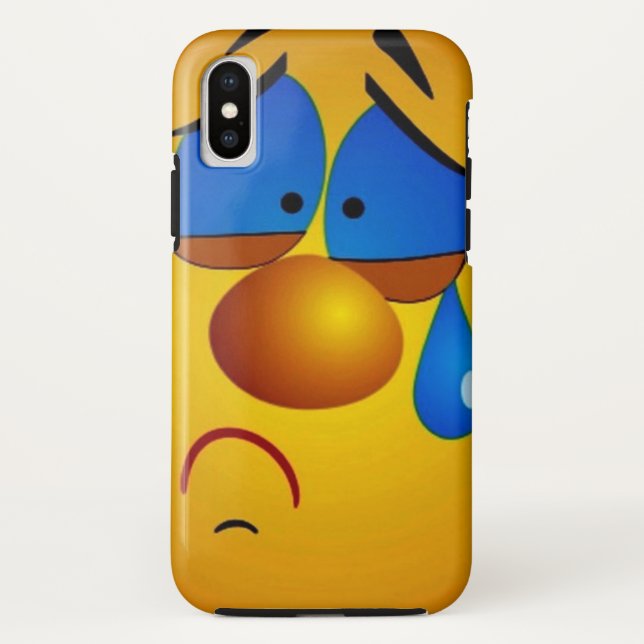 Funda De Case-Mate Para iPhone Sonrisa - estoy llorando - (Reverso)
