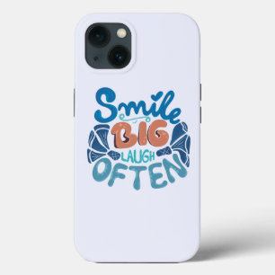 Funda Para iPhone 13 Sonrisa grandiosa a menudo: Mensaje conmovedor