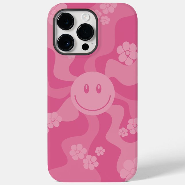 Funda De Case-Mate Para iPhone Sonrisa - Rosa (Reverso )