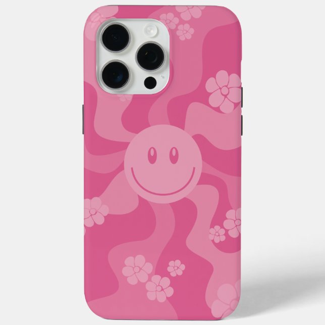 Funda De Case-Mate Para iPhone Sonrisa - Rosa (Reverso )