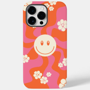 Funda Para iPhone 14 Pro Max De Case-Mate Sonrisa - rosa, Naranja y crema