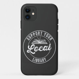 Funda Para iPhone 11 soportar la biblioteca local T-Shirt Magnet