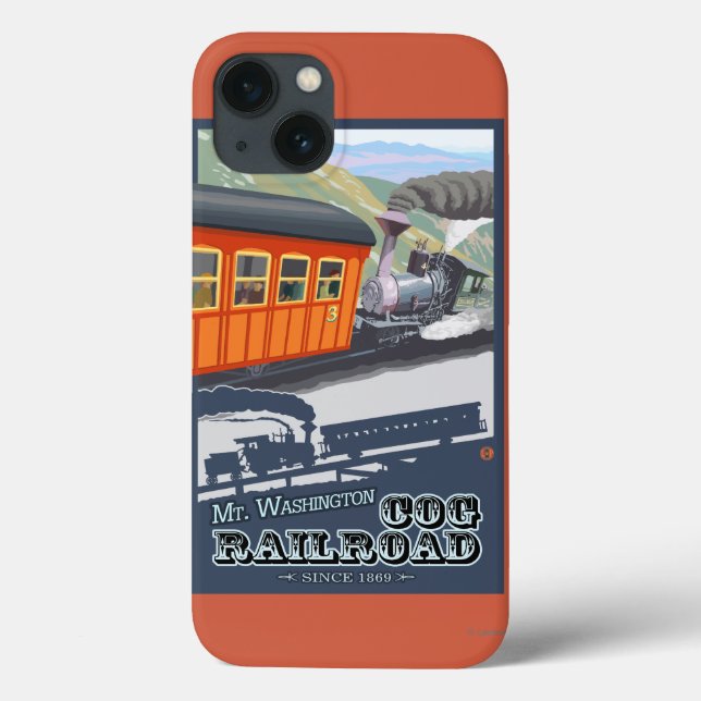 Funda De Case-Mate Para iPhone Soporte Washington, nuevo ferrocarril de (Reverso)