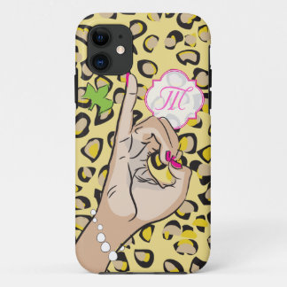 Funda Para iPhone 11 Sororidad Vida rosa y verde