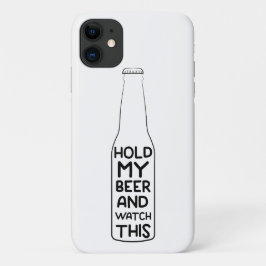 Funda Para iPhone 11 Sostén Mi Cerveza Y Mira Este Divertido Regalo De 