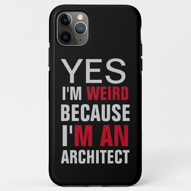 Funda De Case-Mate Para iPhone Soy arquitecto (Reverso)