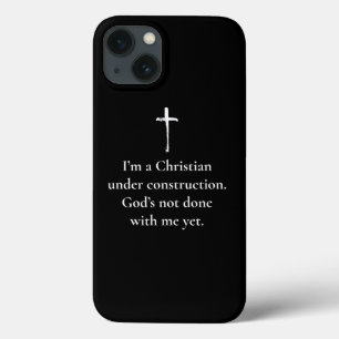 Funda Para iPhone 13 Soy Cristiano Con Los Dioses De La Construcción No