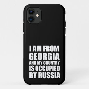 Funda Para iPhone 11 Soy de Georgia y mi país está ocupado