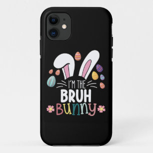Funda Para iPhone 11 Soy el conejo Bruh de Pascua coincidente