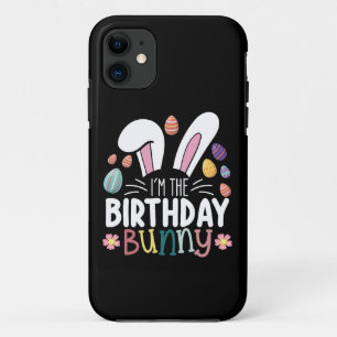 Funda Para iPhone 11 Soy el conejo de cumpleaños Pascua Combinación Fam