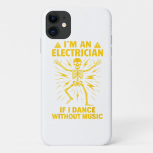 Funda Para iPhone 11 Soy electricista si bailo sin música