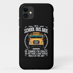 Funda Para iPhone 11 Soy estudiante de Autobús escolar y es gracioso vo
