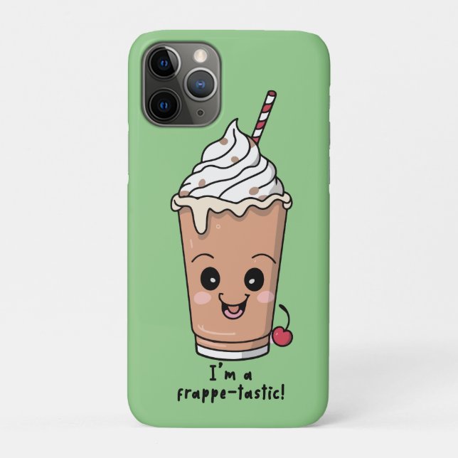 Funda De Case-Mate Para iPhone Soy Frappe-tastic | Frappe con crema batida (Reverso)
