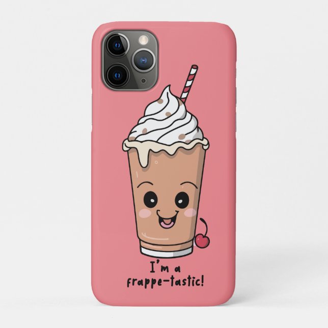 Funda De Case-Mate Para iPhone Soy Frappe-tastic | Frappe con crema batida (Reverso)