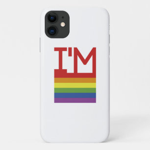 Funda Para iPhone 11 Soy gay  Bandera arco iris