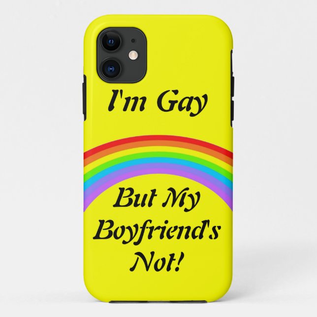 Funda De Case-Mate Para iPhone ¡Soy gay! Caso (Reverso)