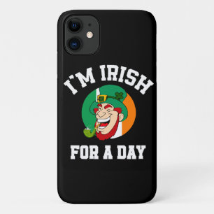 Funda Para iPhone 11 Soy irlandés por un día Saint Patricks day trébol