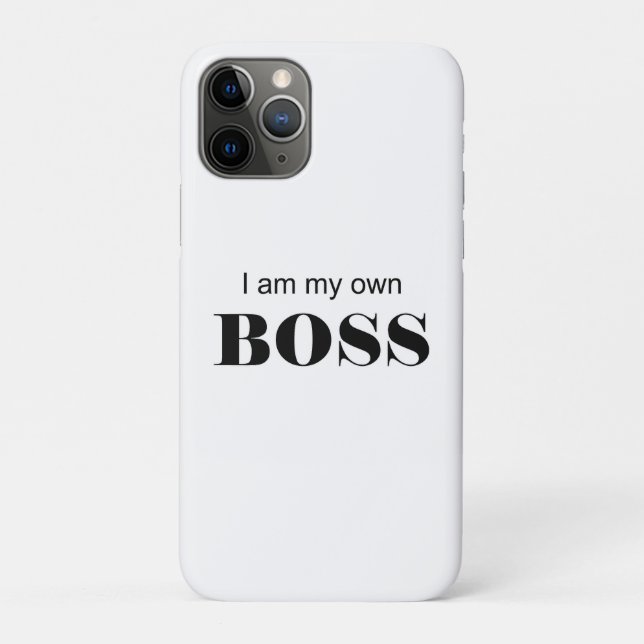 Funda De Case-Mate Para iPhone ¡Soy mi propio jefe! (Reverso)