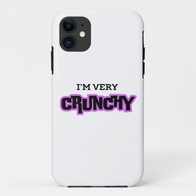 Funda De Case-Mate Para iPhone Soy muy Crunchy (Reverso)