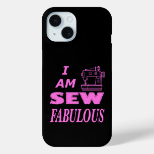 Funda Para iPhone 15 Soy Poca En Negro Y Rosa