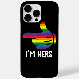 Funda Para iPhone 14 Pro Max De Case-Mate Soy su pareja lesbiana arcoíris Divertido orgullo 