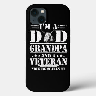 Funda Para iPhone 13 Soy Un Abuelo De Papá Y Un Veterano Fatón De Veter