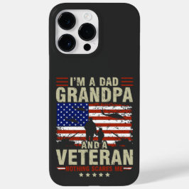 Funda Para iPhone 14 Pro Max De Case-Mate Soy un abuelo de papá y veterano estuche para iPho
