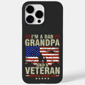 Funda Para iPhone 14 Pro Max De Case-Mate Soy un abuelo de papá y veterano estuche para iPho