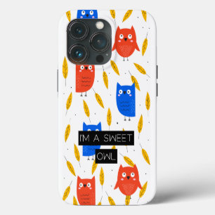 Funda Para iPhone 13 Pro Soy un búho dulce