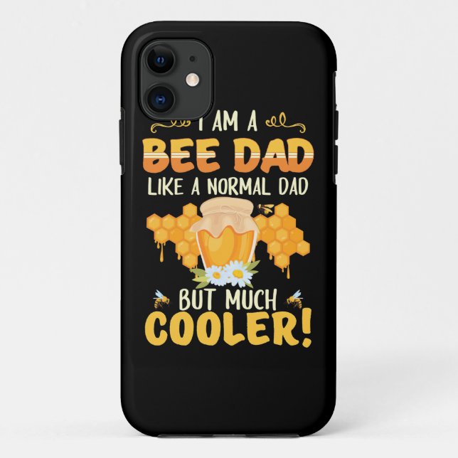 Funda De Case-Mate Para iPhone Soy Un Papá Abejado (Reverso)