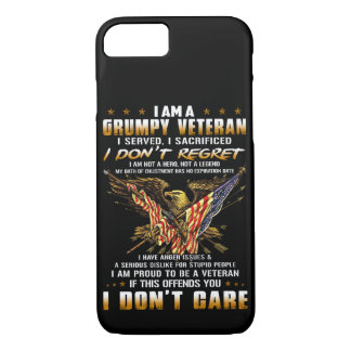Funda Para iPhone 8/7 Soy Un Veterano Gruñón