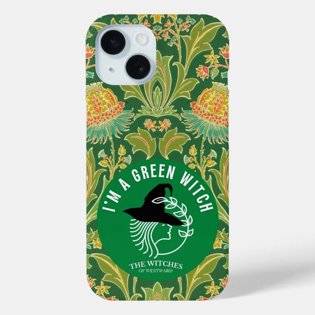 Funda De Case-Mate Para iPhone ¡Soy una bruja verde! (Reverso )