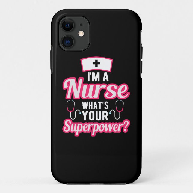 Funda De Case-Mate Para iPhone Soy Una Enfermera (Reverso)
