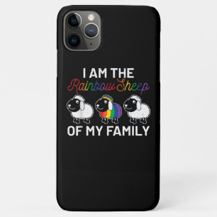 Funda Para iPhone 11 Pro Max Soy una oveja arcoiris de mi familia Regalo ovin
