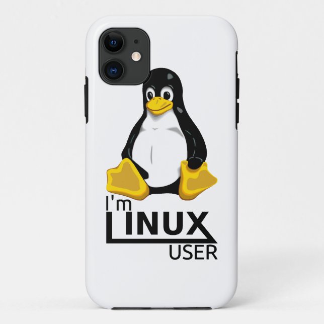 Funda De Case-Mate Para iPhone Soy usuario de Linux (Reverso)