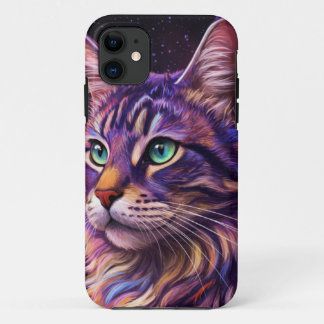 Funda Para iPhone 11 space cat