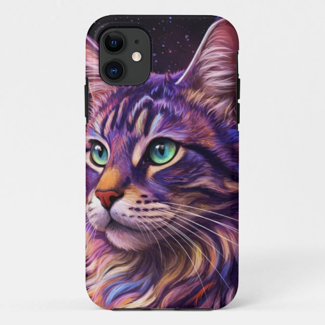 Funda De Case-Mate Para iPhone space cat (Reverso)