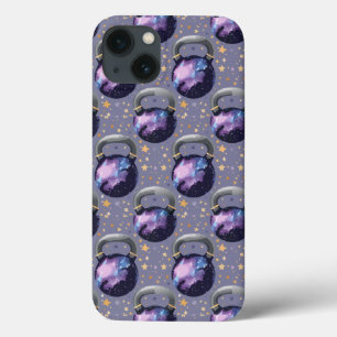 Funda Para iPhone 13 Space Galaxy Kettlebell