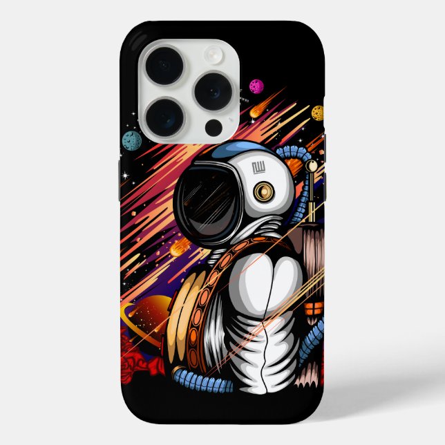 Funda De Case-Mate Para iPhone Spaceman (Reverso )