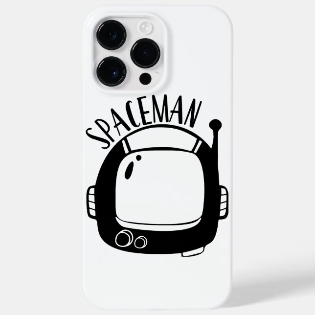 Funda De Case-Mate Para iPhone Spaceman Vintage (Reverso)