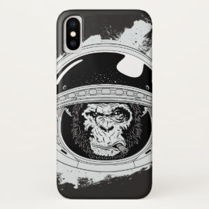 Funda Para iPhone X Spacemonkey Blanco y negro