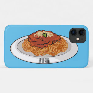 Funda Para iPhone 11  Spaghetti cartoon illustration