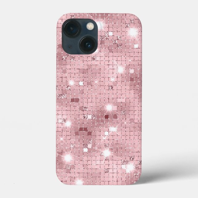 Funda De Case-Mate Para iPhone Sparkle Luxury Pink (Reverso )