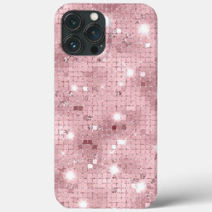 Funda Para iPhone 13 Pro Max Sparkle Luxury Pink