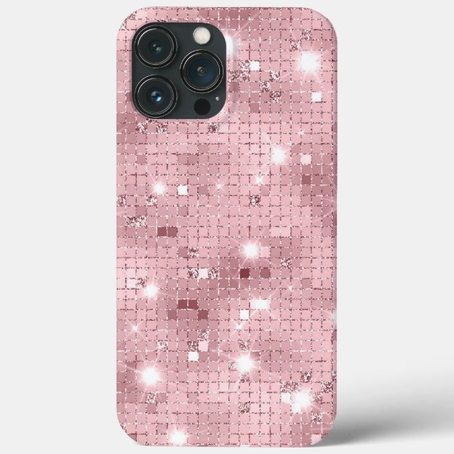 Funda De Case-Mate Para iPhone Sparkle Luxury Pink (Reverso )