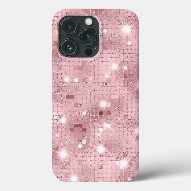 Funda De Case-Mate Para iPhone Sparkle Luxury Pink (Reverso )