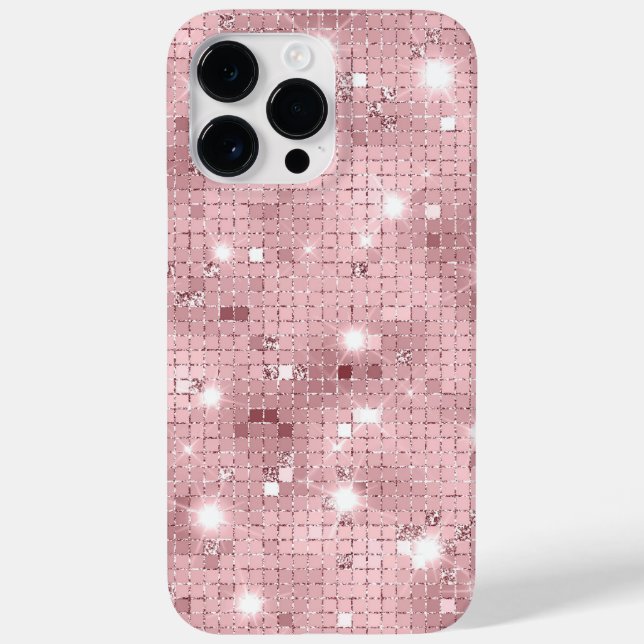 Funda De Case-Mate Para iPhone Sparkle Luxury Pink (Reverso)