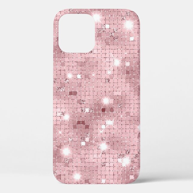 Funda De Case-Mate Para iPhone Sparkle Luxury Pink (Reverso )