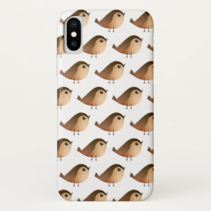 Funda Para iPhone X Sparrow Bird Cartoon