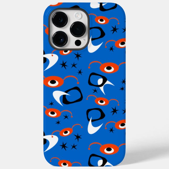 Funda De Case-Mate Para iPhone Spiders retro atómico (Reverso )